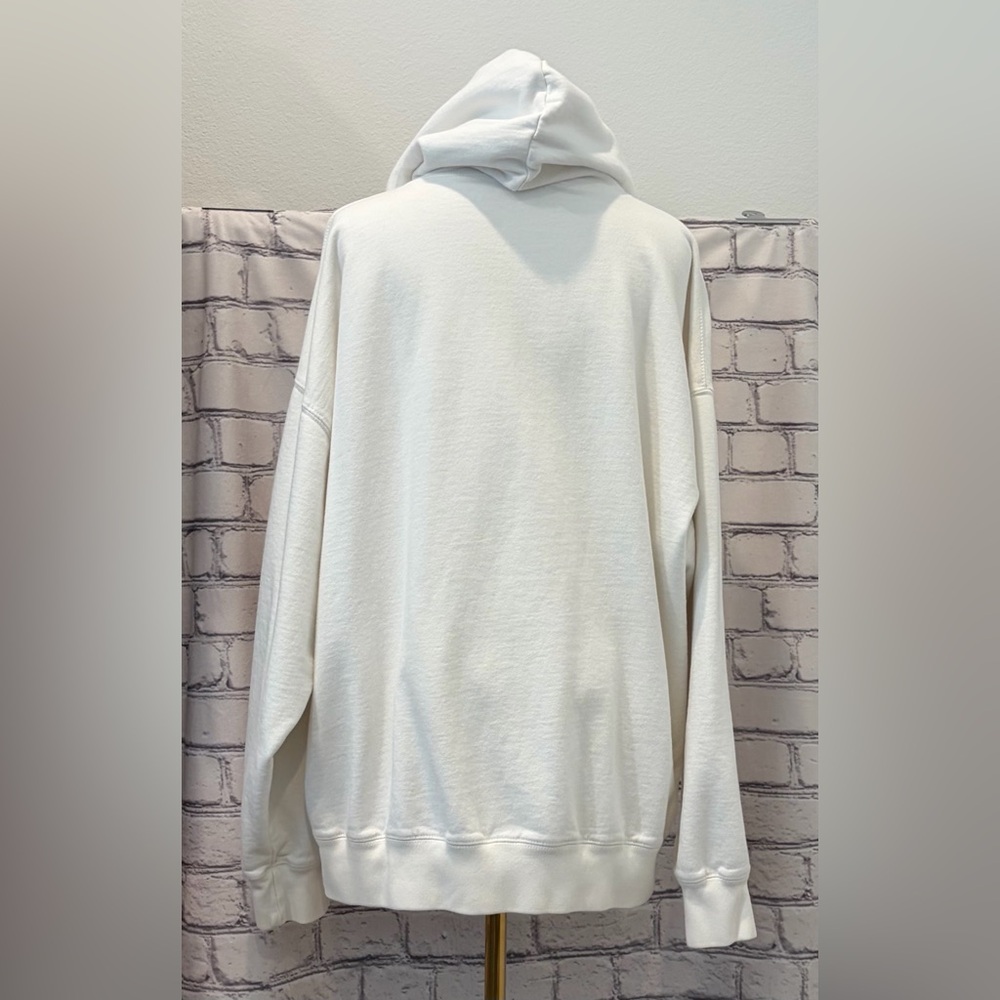 Brandy Melville :XL White Women's Butterfly Embroidered Hoodie - Picture 10 of 10